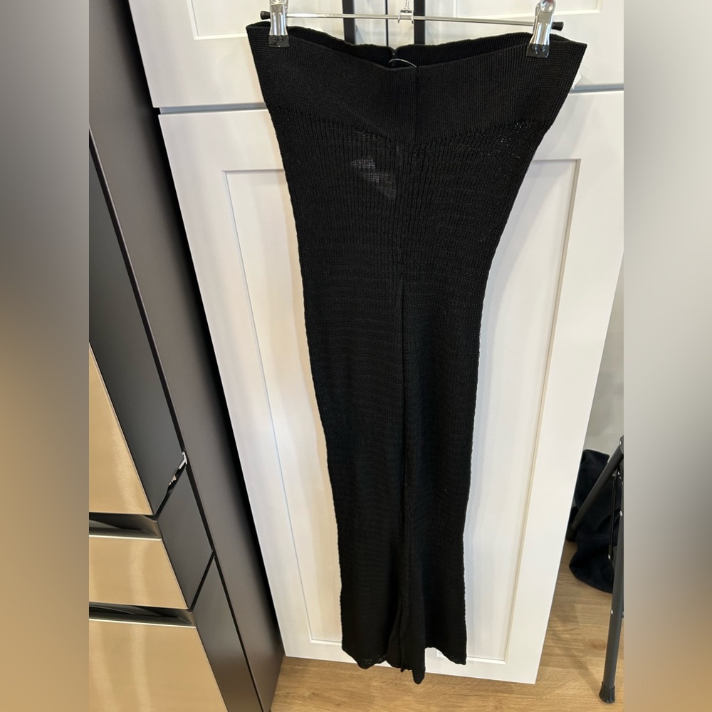 Free People Knit Pants, Black, Size Large, NWOT